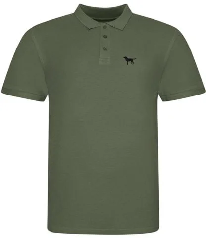 Black Labrador Owner Gifts Clothing Gift Embroidered Polo Shirt, From The House Of Dog. - Image 6