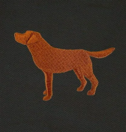 Fox Red Labrador Retriever Owner Gift, Clothing Gifts Embroidered Polo Shirt, From The House Of Dog. - Image 2