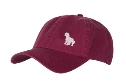 Cockapoo Silhouette Owner Clothing Gifts. 100% Washed Chino Cotton Embroidered 6 Panel Unstructured Baseball Cap Hat From The House Of Dog. - Image 2