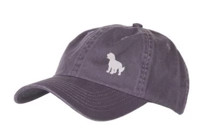Cockapoo Silhouette Owner Clothing Gifts. 100% Washed Chino Cotton Embroidered 6 Panel Unstructured Baseball Cap Hat From The House Of Dog. - Image 4