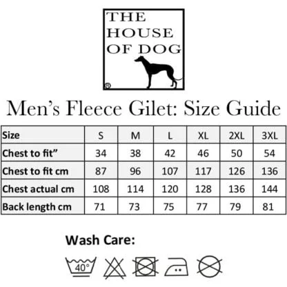 English Pointer Clothing Gifts Embroidered Men's Fit Fleece Gilet. - Image 5