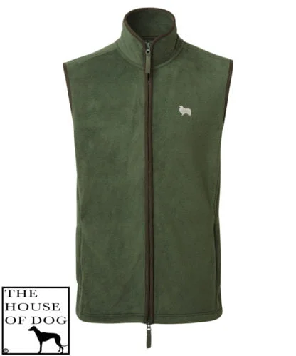 Sheltie Shetland Sheepdog Owner Clothing Gifts Embroidered Fleece Gilet From The House Of Dog. - Image 6