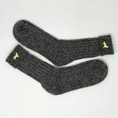 Golden Retriever Owner Gift Men's Wool Blend Boot Socks with Cushion Sole from The House Of Dog x 2 PAIRS. One Size Men's 6-11 - Image 2