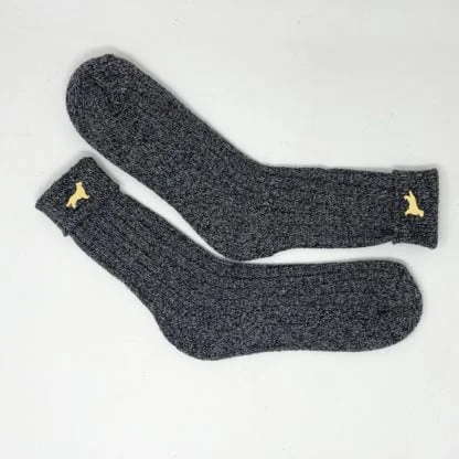 Golden Retriever Owner Gift Men's Wool Blend Boot Socks with Cushion Sole from The House Of Dog x 2 PAIRS. One Size Men's 6-11 - Image 3