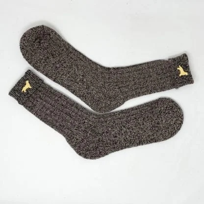 Golden Retriever Owner Gift Men's Wool Blend Boot Socks with Cushion Sole from The House Of Dog x 2 PAIRS. One Size Men's 6-11 - Image 4