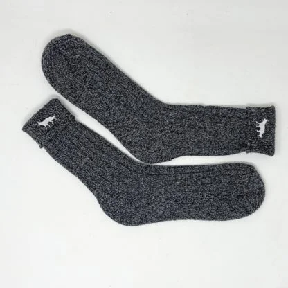 German Shepherd Dog Owner Gift Men's Wool Blend Boot Socks with Cushion Sole from The House Of Dog x 2 PAIRS. One Size Men's 6-11 - Image 3