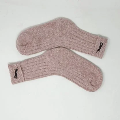 Whippet Owner Gift Women's Wool Blend Boot Socks with Cushion Sole from The House Of Dog x 2 PAIRS. One Size Women's 4-8 - Image 3