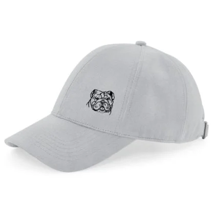 English Bulldog Owner Clothing Gifts, Faux Suede Leather Baseball Cap, From The House Of Dog. - Image 5