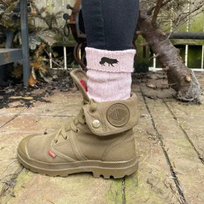 Border Collie Sheepdog Owner Gift Women's Wool Blend Boot Socks with Cushion Sole from The House Of Dog x 2 PAIRS. One Size Women's 4-8 - Image 3