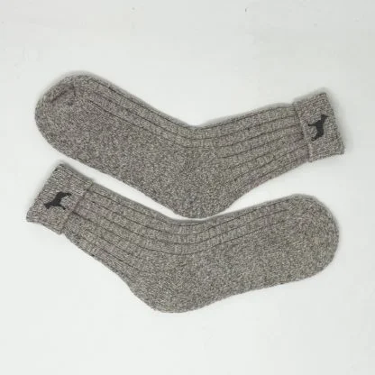 Boston Terrier Owner Gift Men's Wool Blend Boot Socks, Cushion Sole from The House Of Dog x 2 PAIRS. One Size Men's 7-11 - Image 2