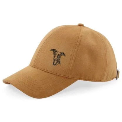 Whippet Lurcher Galgo Podenco Owner Clothing Gifts, Faux Suede Leather Baseball Cap Hat From The House Of Dog. - Image 6