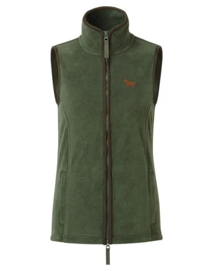 Fox Red Labrador Gift Owner Clothing Gift Embroidered Women's Fit Fleece Gilet. - Image 4