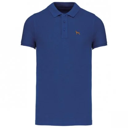 Hungarian Vizsla Clothing Gift Embroidered Heavyweight Organic Cotton Polo Shirt From The House Of Dog. - Image 5