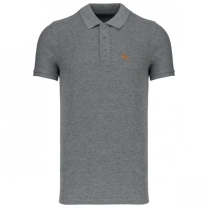 Hungarian Vizsla Clothing Gift Embroidered Heavyweight Organic Cotton Polo Shirt From The House Of Dog. - Image 6