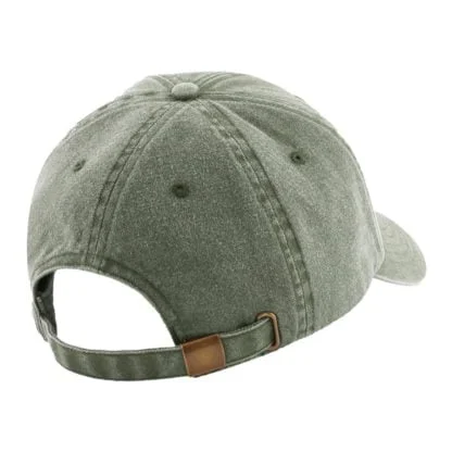 The House Of Dog Airedale Terrier Owner Gift. Distressed Vintage Washed 100% Heavyweight Brushed Cotton Embroidered Low Profile Baseball Cap - Image 10
