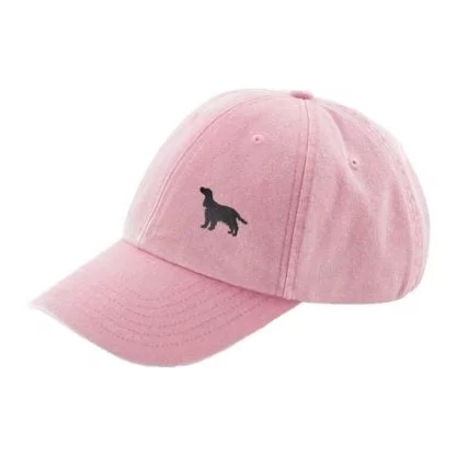 The House Of Dog: Cocker Spaniel Owner Gift. Distressed Vintage Washed 100% Heavyweight Brushed Cotton Embroidered Low Profile Baseball Cap - Image 6