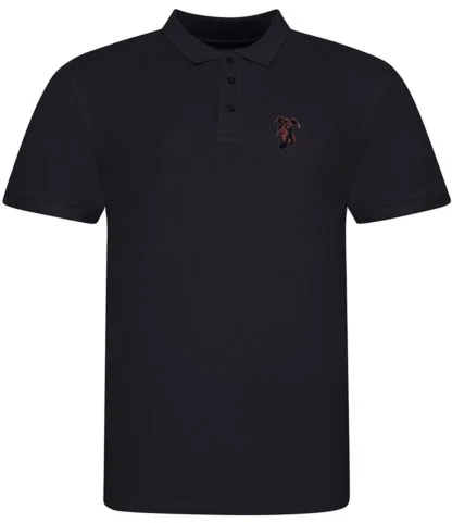 Dobermann Owner Clothing Gift Embroidered Polo Shirt, From The House Of Dog. - Image 2
