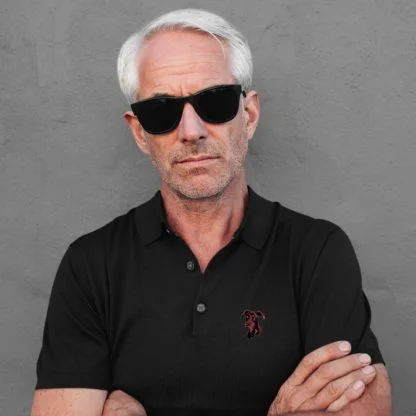 Dobermann Owner Clothing Gift Embroidered Polo Shirt, From The House Of Dog. - Image 3