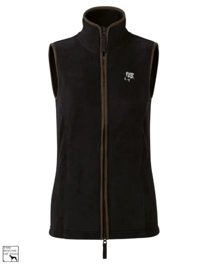 Jack Russell Terrier Owner Clothing Gift Embroidered Ladies Fit Fleece Gilet Vest From The House Of Dog - Image 6