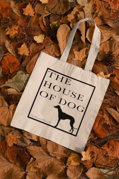 The House Of Dog Premium Cotton Tote Bag. Heavyweight 100% Cotton - Image 2