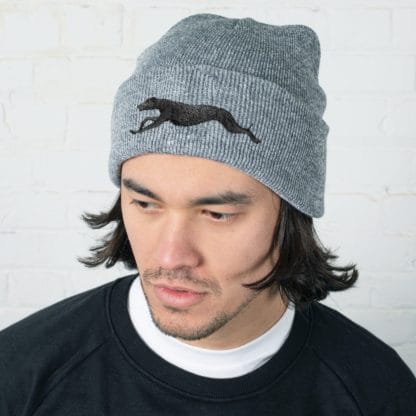 Greyhound Lurcher Whippet Sighthound Owner Clothing Gifts. Soft Knit Warm Winter Beanie Ski Hat From The House Of Dog. - Image 7