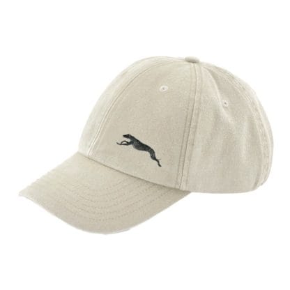 Greyhound, Lurcher, Sighthound Owner Gift, Vintage Heavyweight Cotton Unstructured 6 Panel Baseball Cap. - Image 3