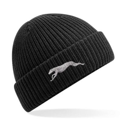 Greyhound, lurcher, sighthound owner clothing gifts. water repellent thermal beanie ski hat from the house of dog. - Image 5