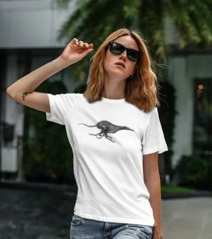 Running Greyhound Lurcher Whippet Sighthound Owner Clothing Gift Printed Heavyweight Organic Cotton T-shirt Gift From The House Of Dog. - Image 6