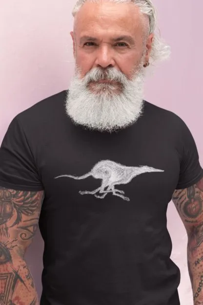 Running Greyhound Lurcher Whippet Sighthound Owner Clothing Gift Printed Heavyweight Organic Cotton T-shirt Gift From The House Of Dog. - Image 7