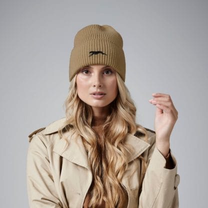 Greyhound Lurcher Owner Clothing Gifts. Oversized Cuffed Beanie Ski Hat From The House Of Dog. - Image 4