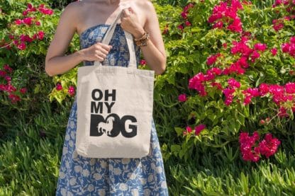 The House Of Dog Doxie Dachshund Owner Gift: Premium Cotton Tote Bag. Heavyweight 100% Cotton - Image 3