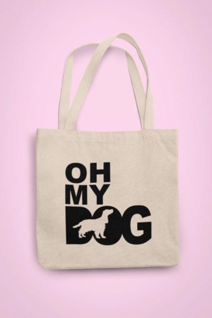 The House Of Dog Cocker Spaniel Owner Gift: Premium Cotton Tote Bag. Heavyweight 100% Cotton - Image 3