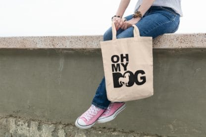 The House Of Dog Doxie Dachshund Owner Gift: Premium Cotton Tote Bag. Heavyweight 100% Cotton - Image 5