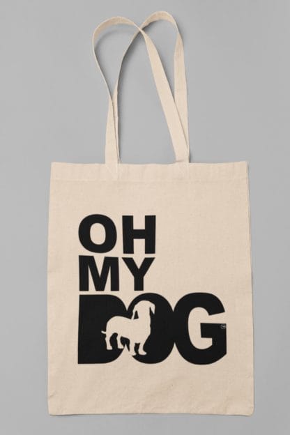 The House Of Dog Doxie Dachshund Owner Gift: Premium Cotton Tote Bag. Heavyweight 100% Cotton - Image 6