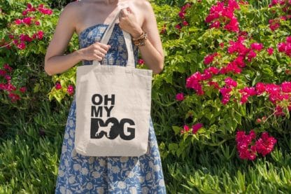 The House Of Dog Beagle Owner Gift: Premium Cotton Tote Bag. Heavyweight 100% Cotton - Image 4