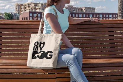 The House Of Dog Hungarian Vizsla Owner Gift: Premium Cotton Tote Bag. Heavyweight 100% Cotton