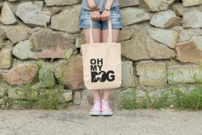 Oh My Dog! German Shorthaired Pointer Owner Gift: Premium Cotton Tote Bag. Heavyweight 100% Cotton - Image 4