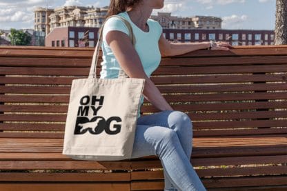 The House Of Dog Irish Red Setter Owner Gift: Premium Cotton Tote Bag. Heavyweight 100% Cotton - Image 2