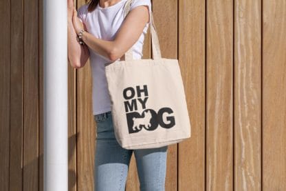 The House Of Dog Yorkshire Terrier Owner Gift: Premium Cotton Tote Bag. Heavyweight 100% Cotton - Image 3