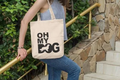 Oh My Dog! Cavalier King Charles Spaniel Owner Gift: Premium Cotton Tote Bag. Heavyweight 100% Cotton - Image 4
