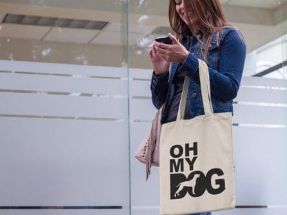 The House Of Dog Weimaraner Owner Gift: Premium Cotton Tote Bag. Heavyweight 100% Cotton - Image 4