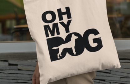 The House Of Dog Malinois Owner Gift: Premium Cotton Tote Bag. Heavyweight 100% Cotton - Image 4