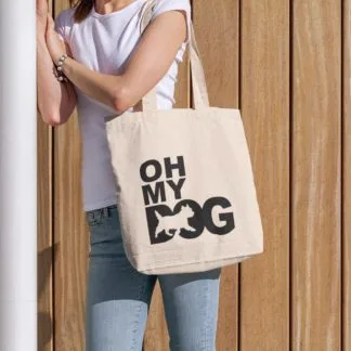 Oh My Dog! Cairn Terrier Owner Gift: Premium Cotton Tote Bag. Heavyweight 100% Cotton