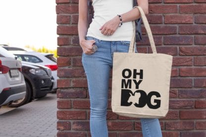 The House Of Dog West Highland White 'West' Terrier Owner Gift: Premium Cotton Tote Bag. Heavyweight 100% Cotton - Image 2