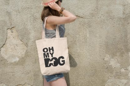 The House Of Dog Irish Terrier Owner Gift: Premium Cotton Tote Bag. Heavyweight 100% Cotton - Image 3