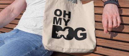 The House Of Dog Bernese Mountain Dog Owner Gift: Premium Cotton Tote Bag. Heavyweight 100% Cotton - Image 3