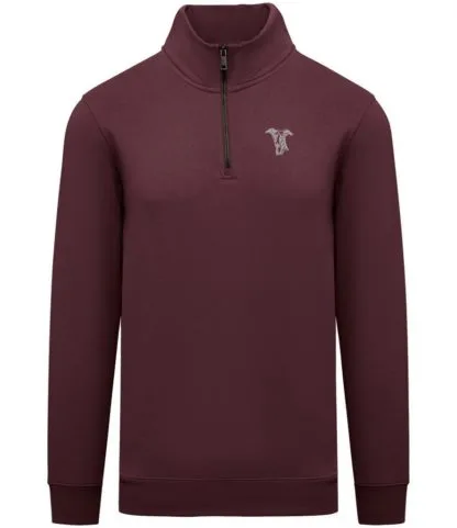 Whippet Italian Greyhound Clothing Gifts Embroidered Unisex Eco-Friendly 1/4 Zip High Neck Heavyweight Sweatshirt From The House Of Dog. - Image 8