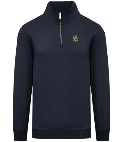 Golden Retriever Clothing Gifts Embroidered Unisex Eco-Friendly 1/4 Zip High Neck Heavyweight Sweatshirt From The House Of Dog. - Image 6