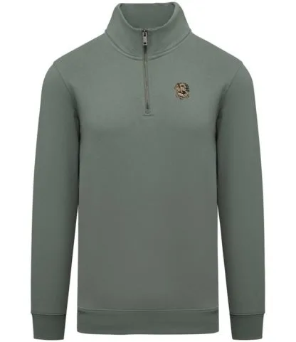 Golden Retriever Clothing Gifts Embroidered Unisex Eco-Friendly 1/4 Zip High Neck Heavyweight Sweatshirt From The House Of Dog. - Image 7