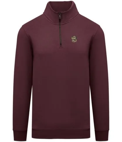 Golden Retriever Clothing Gifts Embroidered Unisex Eco-Friendly 1/4 Zip High Neck Heavyweight Sweatshirt From The House Of Dog. - Image 8